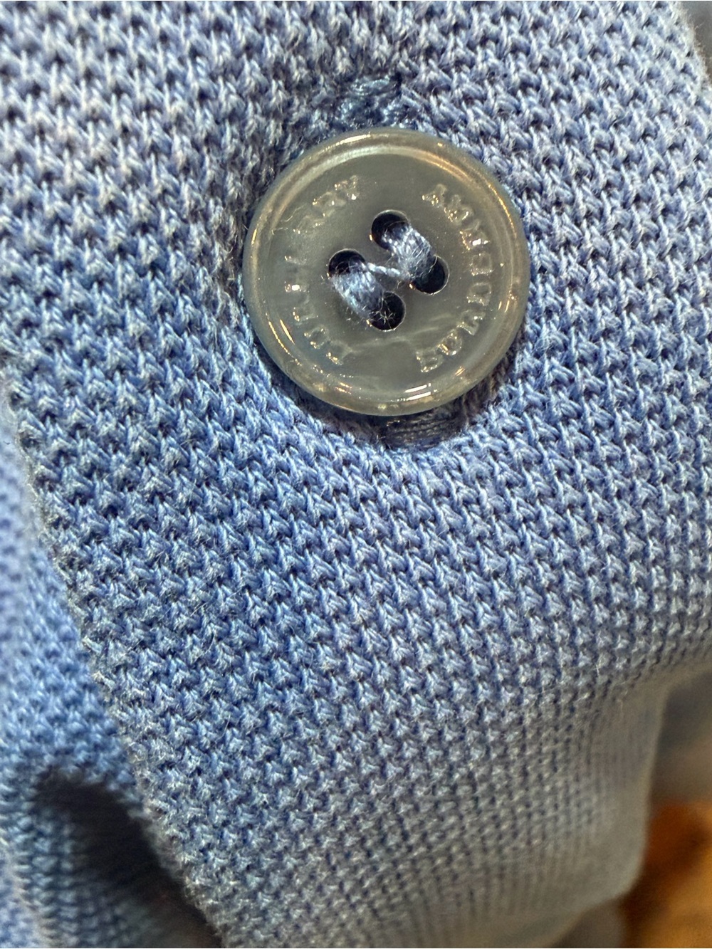Men Burberry Polo Shirt Casual Pullover Gravenhurst Bright Hydrangea Size XXL - Picture 7 of 12